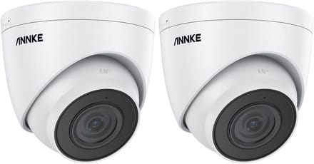 PoE Buiten Camera - IP Camera Beveiliging - Huis Beveiligen - Persoon & Voertuig Herkenning - 2 Pack - Zwart