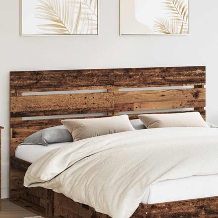 vidaXL - Hoofdbord - Oudhout - Bewerkt - hout