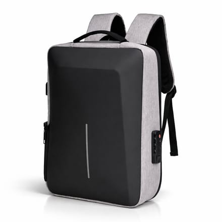 Anti-Diefstal Laptop Rugzak 40L - Waterdicht - Grijs