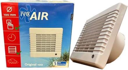 IVC air orignal Badkamerventilator 100mm
