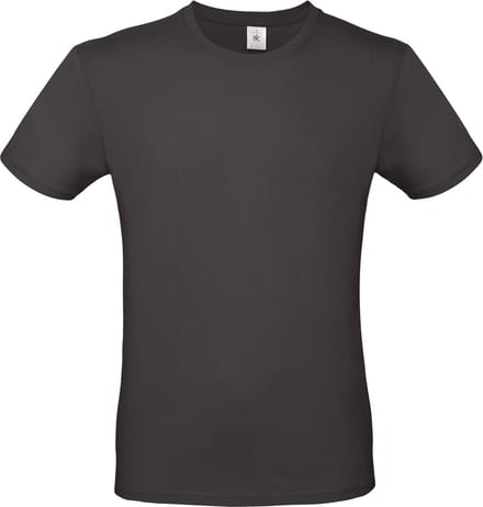 Classic E150 T-shirt B&C Collectie Pure Black Maat S