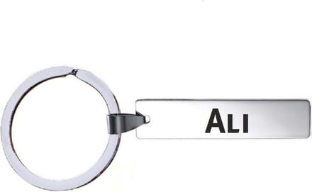 Sleutelhanger Met Naam - Ali - RVS