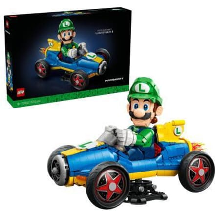 LEGO Mario Kart Luigi & Mach 8 Bouwset 72050 voor kinderen - Laat je eigen races met Luigi tot leven komen