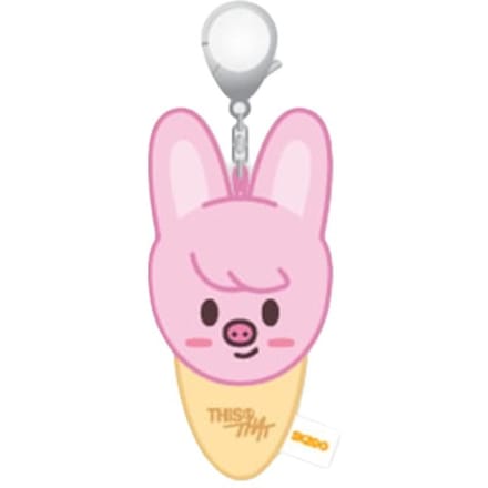 [Voorbestelling] Stray Kids - Pluche Sleutelhanger ICECREAM Versie. - DIT & DAT DWAEKKI