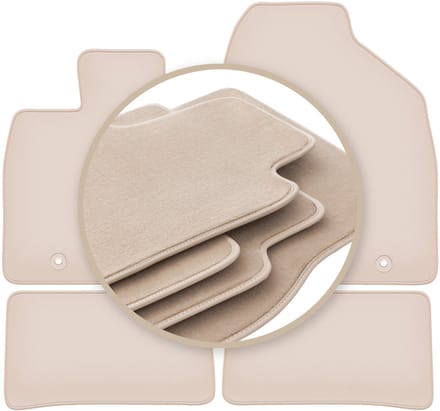 PREMIUM beige matten voor: Lexus CT 200H hatchback 2010-2020