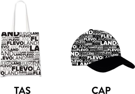 Flevoland pet & tote bag - Voordeelpakket - Souvenirs Nederland