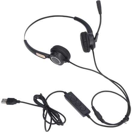 Casque d'écoute pour centre d'appels, réduction intelligente du bruit, appel HD, USB, pour centre d'appels en ligne