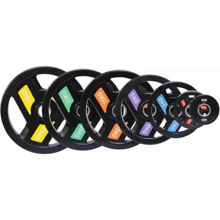 Olympische Plaat Softee Modern Black 125 Kg - 1.25 kg