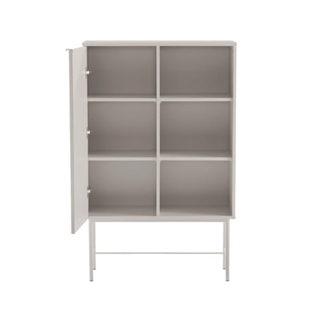 Plank / High Board SIO 82x35x130 cm 1 deur grijs hjh LIVING
