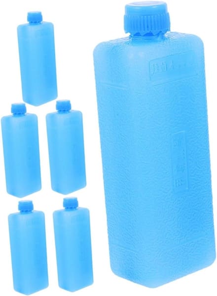 Compacte Koelblokken - Ijspacks Lunchbox - Koel Houden - Verbeterde Koelefficiëntie - 6 Stuks - Hemelsblauw