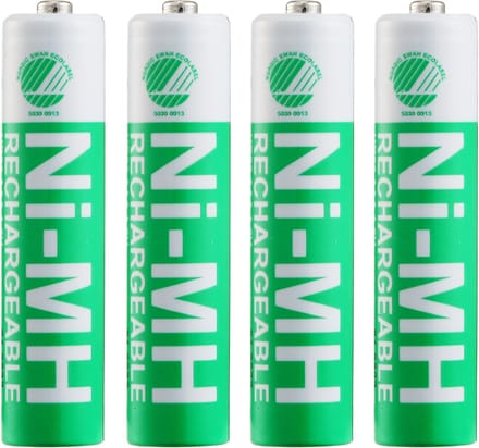 Deltaco huishoudelijke Oplaadbare batterij AAA Nikkel-Metaalhydride (NiMH)