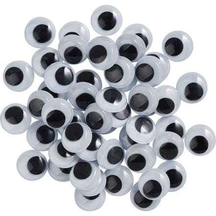 VBS Wiebeloogjes om op te plakken "Rond", 12 mm, 50 stuks