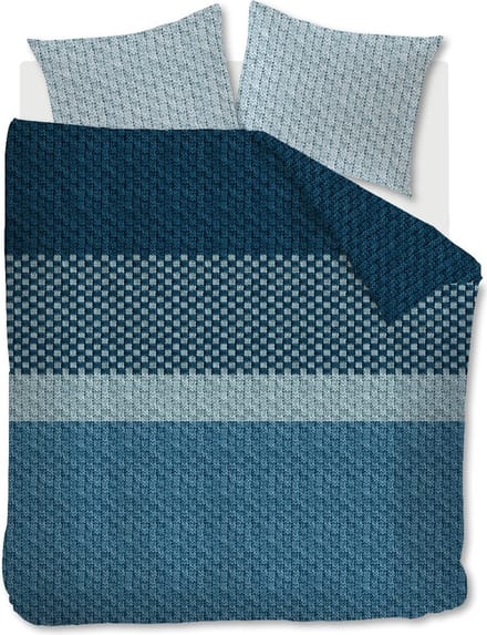 Beddinghouse Maelis Dekbedovertrek - Lits-jumeaux - 240x200/220 cm - Blauw