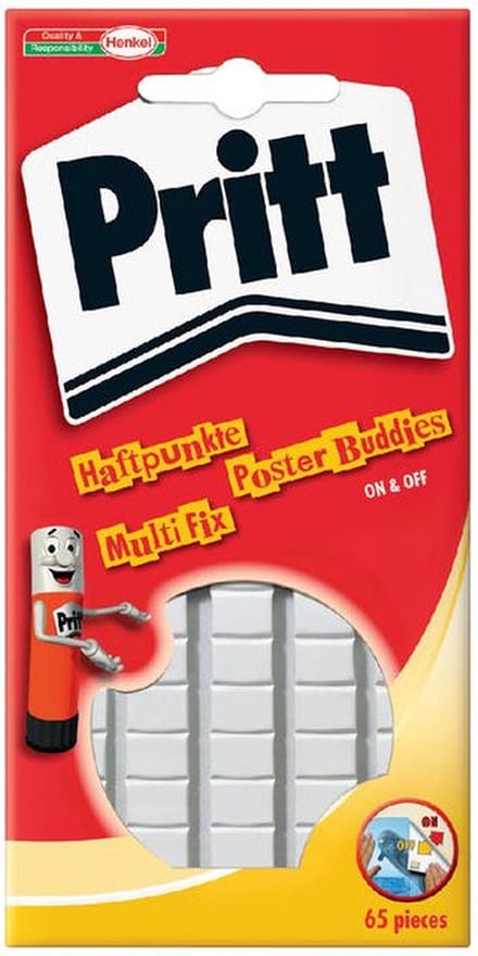 Poster buddies pritt dz kleefpads blister à 65st | 24 stuks