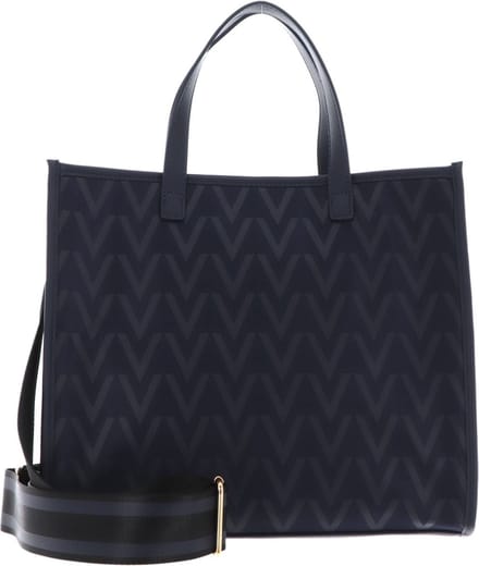 VALENTINO Shopper Schoudertas Punch Shopping Bag Blu Donkerblauw