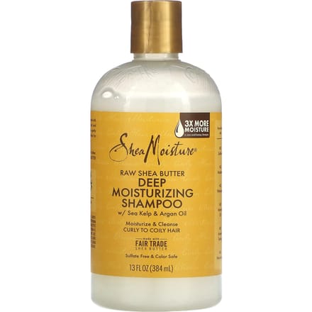 SheaMoisture, pure sheaboter, vochtinbrengende shampoo, 13 fl oz (384 ml) yellow