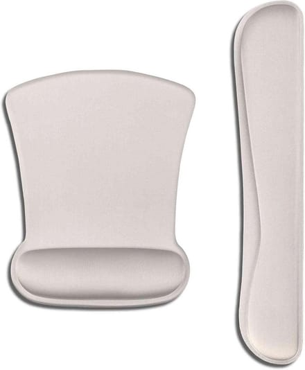 Ergonomische muismat met polssteun set voor toetsenbord