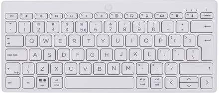 HP 350 Compact Multi-Device Bluetooth Keyboard QWERTY Wit