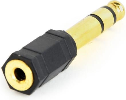 Gembird A-6.35M-3.5F geluidsadapter voor camera's Passief Audioadapter