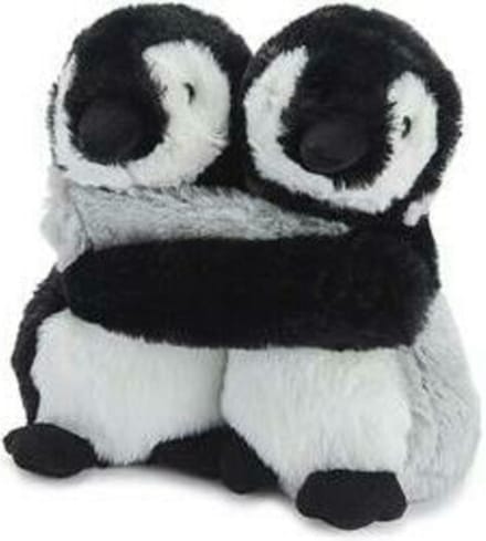 Warmies Magnetronknuffel Knuffelende Pinquins - opwarmknuffel pinguin