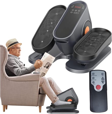 Fit4med - Elektrische Elliptische Trainer - 10 Snelheden - 4 Programma's - Zwart