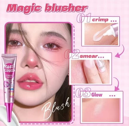 Magic Blusher – Kleurveranderende Liquid Blush | White to Pink 30ml