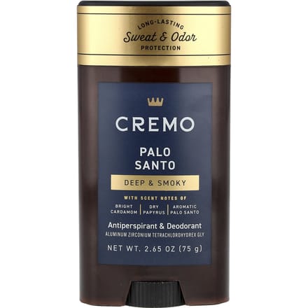 Cremo, Antiperspirant & Deodorant, Palo Santo, 75g (2.65oz) beige