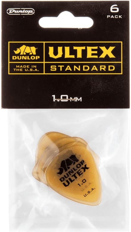 Jim Dunlop Ultex 1.00 Plectrum 6-Pack - Plectra