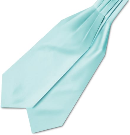 Babyblauwe Grosgrain Stropdassjaal
