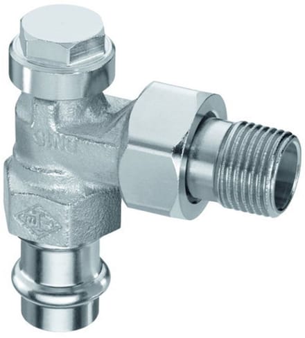 IMI Hydronic Engineering HEIMEIER Koppeling Regulux, DN 15 hoekvorm, Viega persaansluiting 15 mm, 0341-15.000
