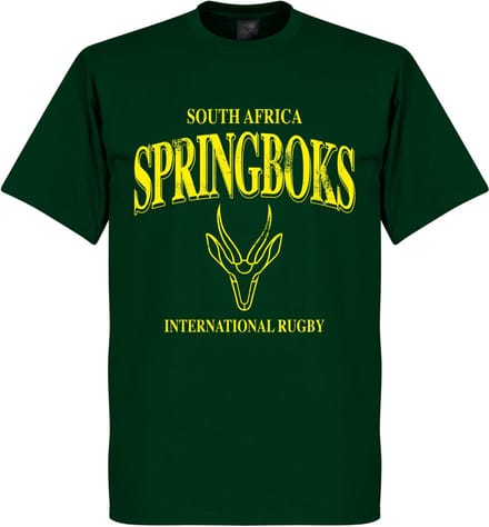 Zuid-Afrika Springboks Rugby T-Shirt - Donkergroen - S