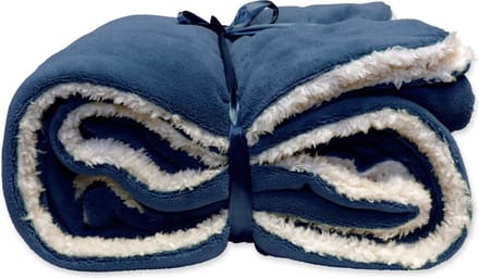 Unique Living Lars - Fleece Plaid - 150x200 cm - Dark Blue