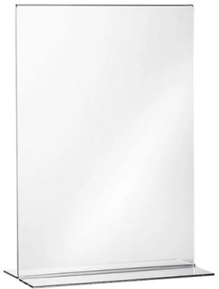 A6 Houder / A6 Standaard- BARSA - Acryl Folderhouder 14.8 x 10.5 cm - Transparant