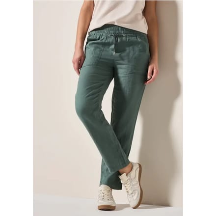 Linnen broek in casual pasvorm