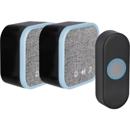 Exin Gong Set - 2 X Batterij - Beldrukker - Zwart