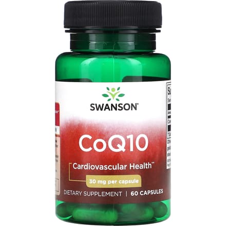 CoQ10, 30 mg, 60 Capsules