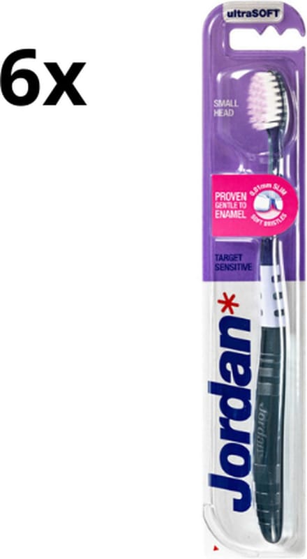 6x Jordan Tandenborstel Target Sensitive ultraSOFT - Voordeelverpakking