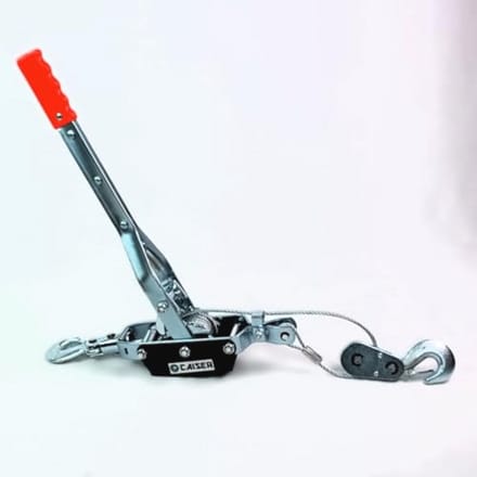 Handlier met hendel voor 2 ton, dubbele aandrijving en ratel