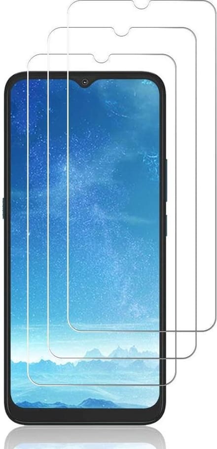 Screenprotector Glas - Tempered Glass Screen Protector Geschikt voor: Motorola Moto E7 - 3x