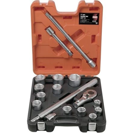 Bahco SLX 17 Dopsleutelset Metrisch 3/4 17-delig