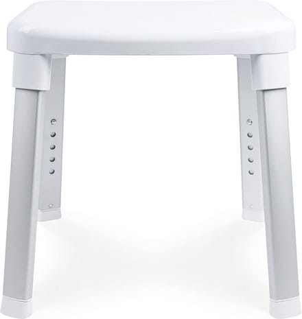 Badhocker Serie Gratia - Weiß - für Senioren - Badezimmermöbel - Modell 43908