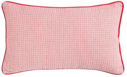 Hyacinth Kussen wafel rood 30x50cm