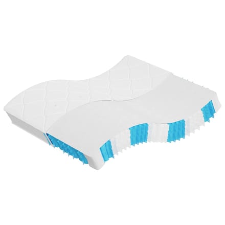 vidaXL - Pocketveringmatras - middelhard-hard - 160x200 - cm - Super - King - Size