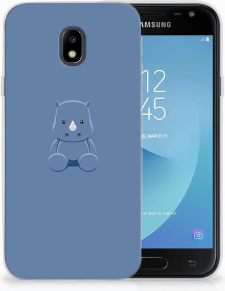Samsung Galaxy J3 2017 Telefoonhoesje met Naam Baby Rhino