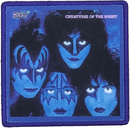 Kiss - Creatures Of The Night Patch - Blauw