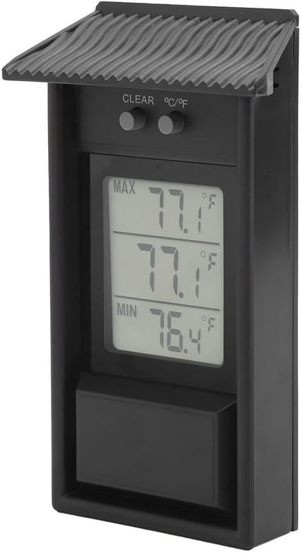 Digitale Buiten Thermometer voor Kas en Tuin met Max/Min Weergave