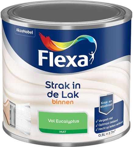 Flexa - Strak In De Lak Binnenlak Mat - Vol Eucalyptus - Mengverf - 500 Ml