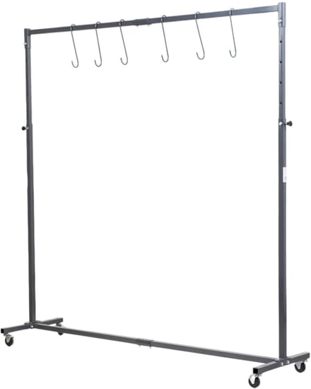 Spuitrek 150 kg mobiel met verstelbare hoogte 1790 x 1480 - 2480 mm MW Tools SPS500