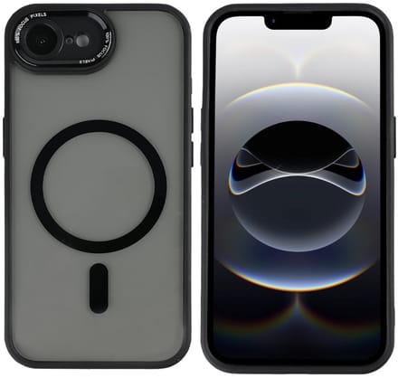 Rixus Classic 04 Case With MagSafe For iPhone 16e Black