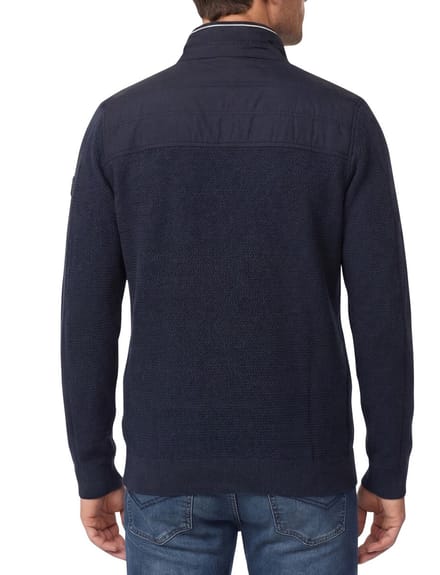 Casa Moda vest donkerblauw